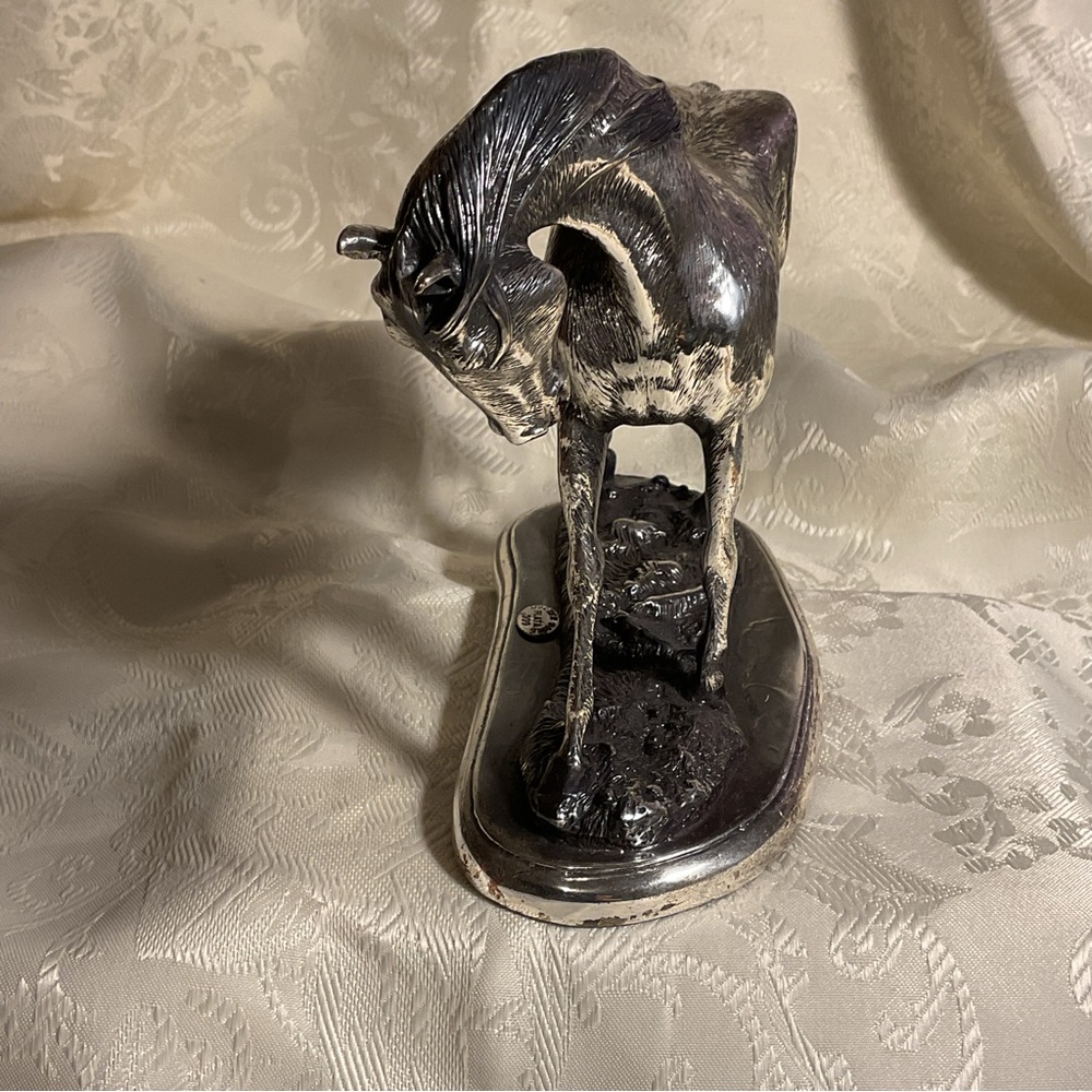 🐴 SOLD 🐴 Vintage Silver Equine Sculpture (999) - Picture 4 of 7